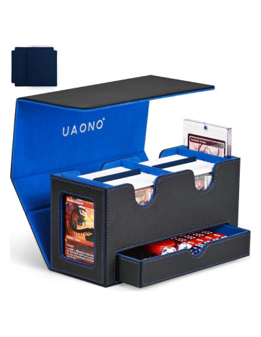 Caja de Barajas UAONO Doble para 280 Cartas y Dados