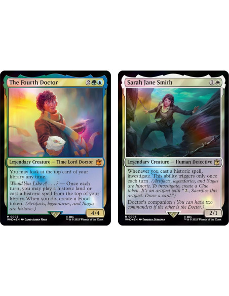 Baraja Commander Magic: The Gathering Doctor Who 100 cartas Baraja Commander Magic: The Gathering Doctor Who 100 cartas