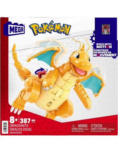 Set de Construcción MEGA Pokémon Dragonite 388 Piezas 17.78 cm
