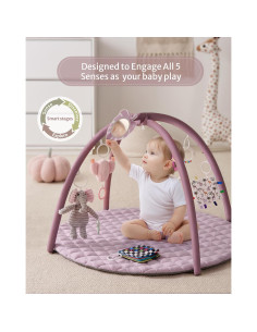 Alfombra de Juego Blissful Diary 85x85 cm con 6 Juguetes 2