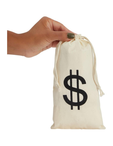 Bolsas de Dinero Juvale 12 Piezas para Fiestas de Casino
