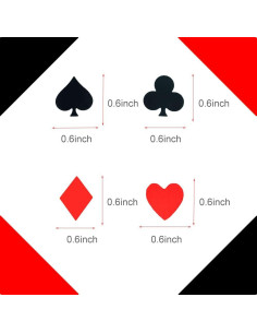 Confeti de Póker JNSAXMI 16mm para Fiestas y Bodas 2