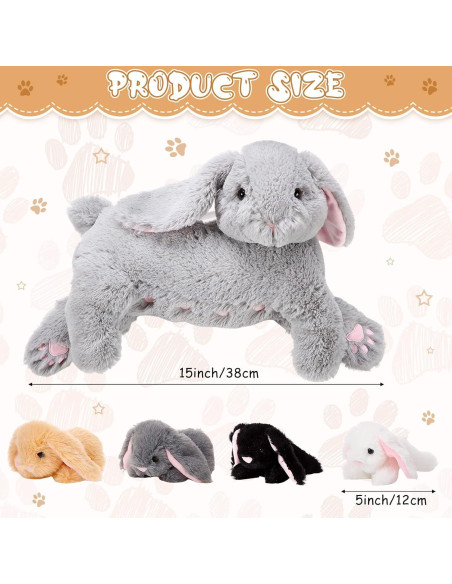 Conjunto de Juguetes de Peluche HyDren 5 Piezas Conejos 38 cm Conjunto de Juguetes de Peluche HyDren 5 Piezas Conejos 38 cm