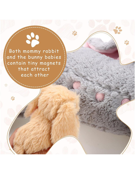 Conjunto de Juguetes de Peluche HyDren 5 Piezas Conejos 38 cm Conjunto de Juguetes de Peluche HyDren 5 Piezas Conejos 38 cm