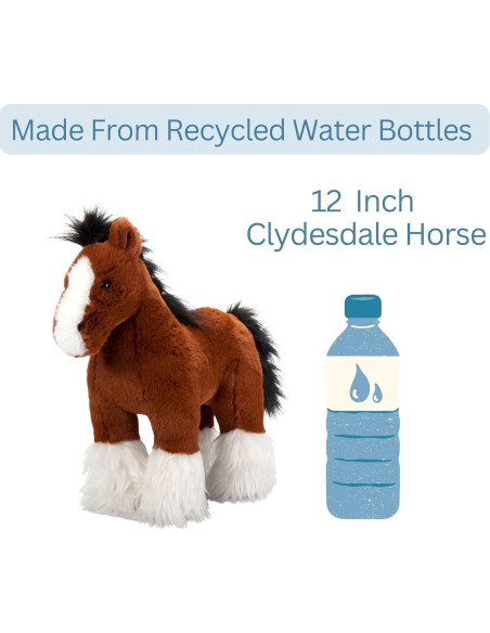 Caballo Clydesdale de Peluche The Petting Zoo 30 cm Caballo Clydesdale de Peluche The Petting Zoo 30 cm