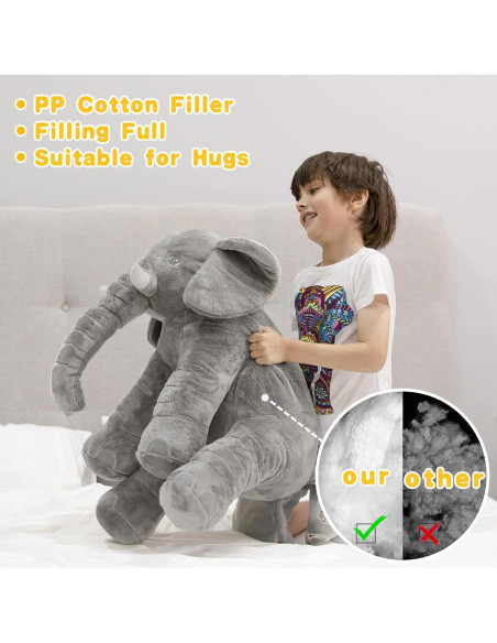 Juguete de Peluche Elefante Homily 60 cm Gigante Juguete de Peluche Elefante Homily 60 cm Gigante