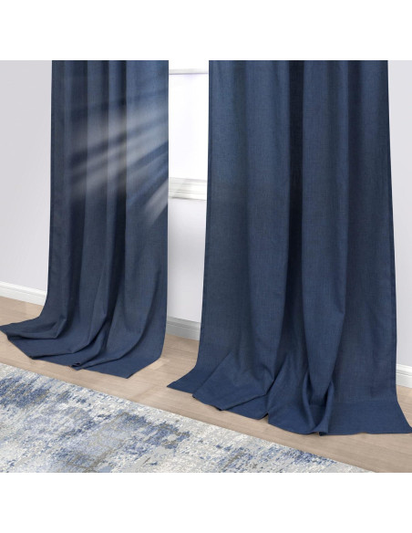 Cortinas KOUFALL para Niños 2 Paneles 63 cm Azul Marino Cortinas KOUFALL para Niños 2 Paneles 63 cm Azul Marino