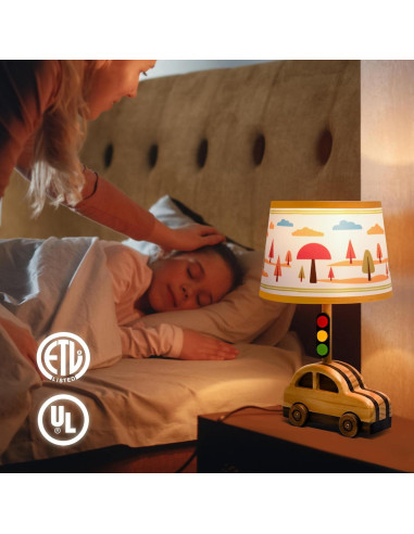 Lámpara de mesa Crossmoon para niños, diseño semáforo 38 cm