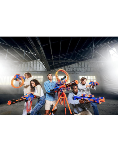 X-Shot Insanity Manic Blaster Doble con 48 Dardos y Almacenaje