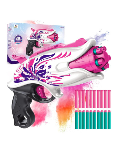 Blaster de Dardos Rosa EP Exercise N Play 20 Dardos 10m