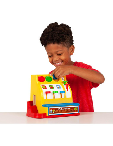Caja Registradora Retro Fisher-Price 19.5x26x19.7cm 2+ años