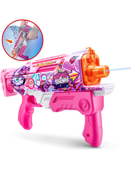 Pistola de Agua X-Shot Hyperload 2 Piezas Rápido-Llenado Pistola de Agua X-Shot Hyperload 2 Piezas Rápido-Llenado