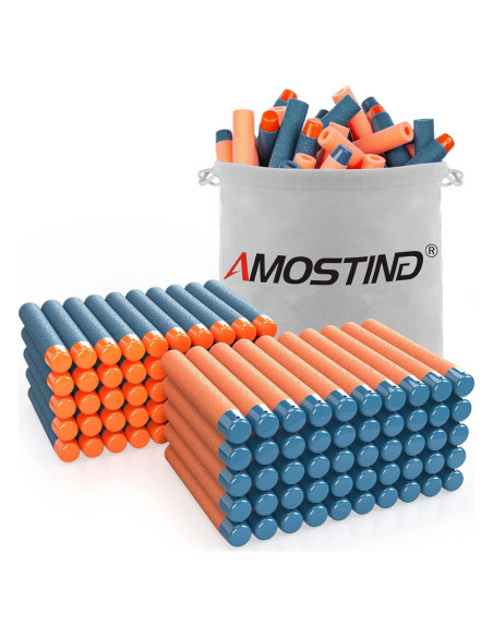 Recargas Nerf AMOSTING 100PCS Elite 2.0 Azul y Naranja Recargas Nerf AMOSTING 100PCS Elite 2.0 Azul y Naranja