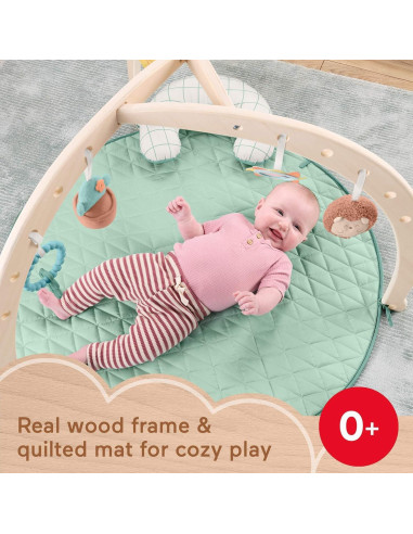 Gimnasio de Actividad Deluxe Fisher-Price con Marco de Madera