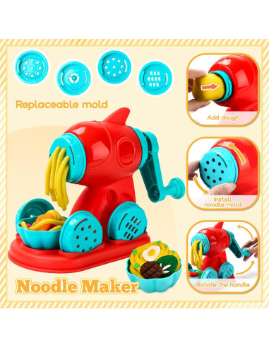 Juego de Masa 59 PCS LE CAI TOYS 3 en 1 para Niños