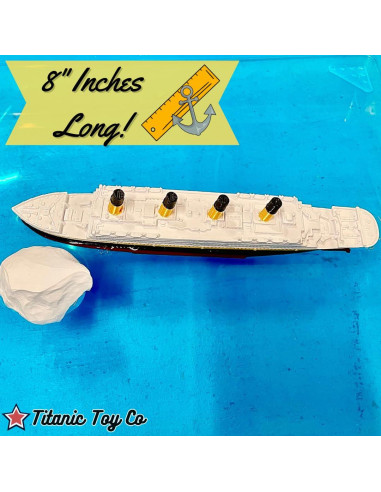 Barco de Baño Titanic ToyCo 20 cm Juguete Histórico