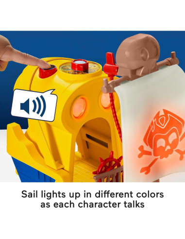 Barco Pirata El Bravo Fisher-Price Santiago de los Mares