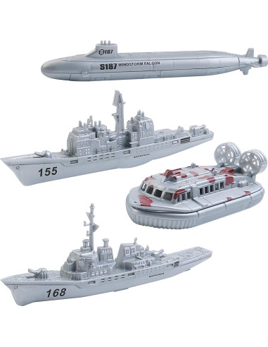 Juguete Portaaviones de deAO con Aviones y Barcos 27.94 cm