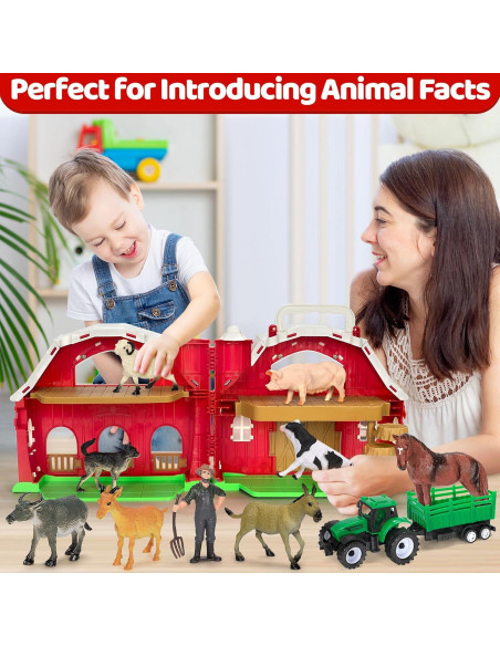 Juguete de Granja Toidgy con Animales y Tractor 0.83 kg Juguete de Granja Toidgy con Animales y Tractor 0.83 kg