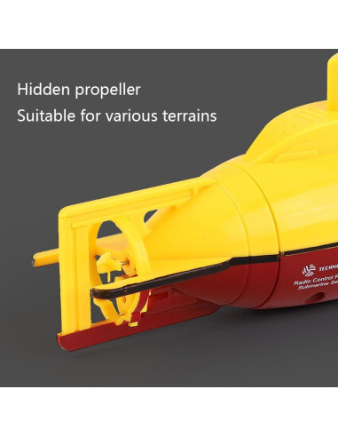 Mini submarino RC KALASU impermeable 15 cm para niños