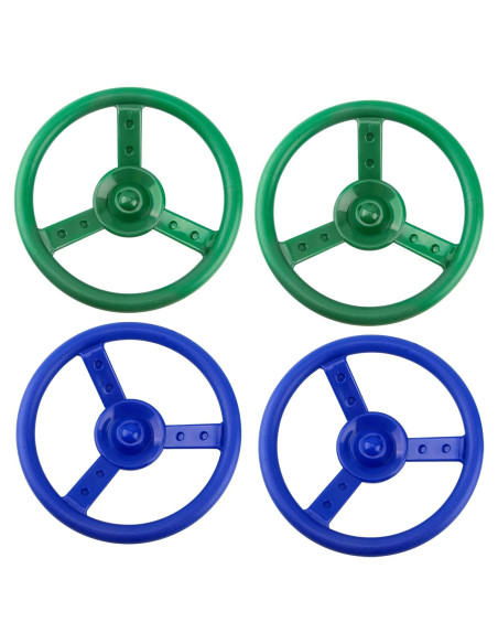 Paquete de 4 Volantes de Juego Haconba Verde y Azul Paquete de 4 Volantes de Juego Haconba Verde y Azul