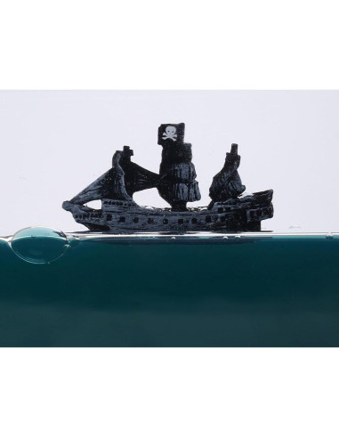 Barco Pirata Inhundible Genérico en Botella 14.6x5.4 cm