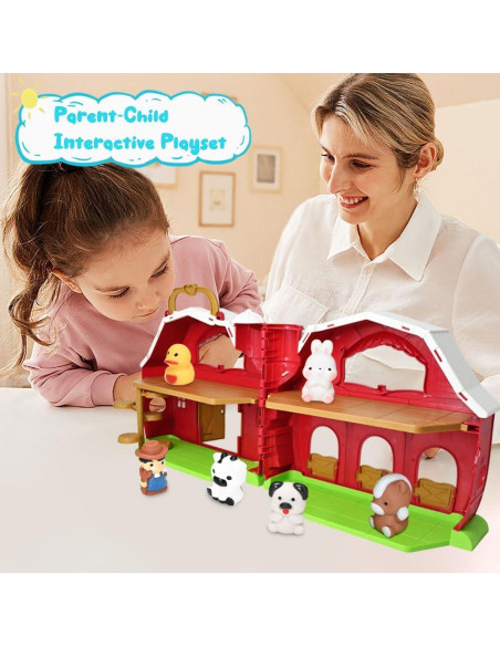 Granja de Juguete Kimicare con Marionetas de Dedos 10 Piezas Granja de Juguete Kimicare con Marionetas de Dedos 10 Piezas