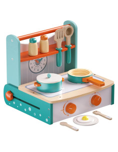 Juego de Cocina de Juguete Plegable Dailyfunn 30x30cm