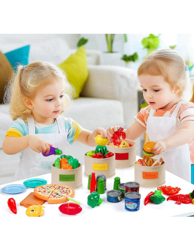 Set de Comida de Corte para Niños ilauke 87 Piezas