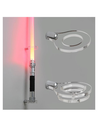 Soporte de Pared para Sable de Luz HHUXIUE Acrílico 1 Agujero