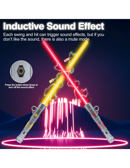 Set de Espadas LED Dual Gianby Kids 2 en 1 con Sonido y Luz Set de Espadas LED Dual Gianby Kids 2 en 1 con Sonido y Luz