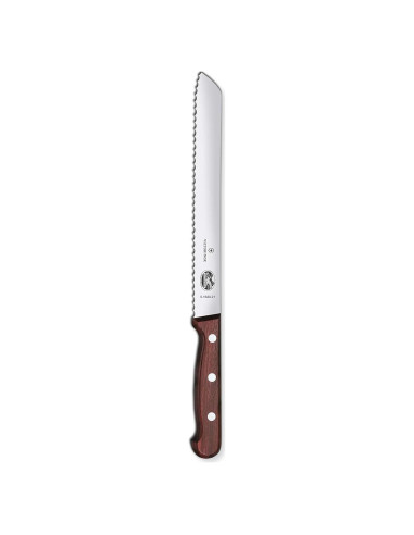 Cuchillo de Pan Victorinox 21 cm Serrado con Mango de Madera