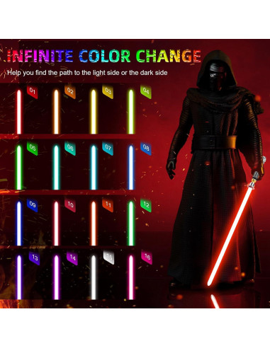 Sable de Luz Artcube Smooth Swing Luke 16 Colores RGB
