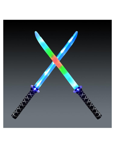 Espadas Ninja LED Joyin - 2 Paquetes con Sonido y Luz