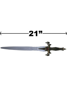 Conjunto de 2 Espadas de Caballero Juguete 53 cm 2