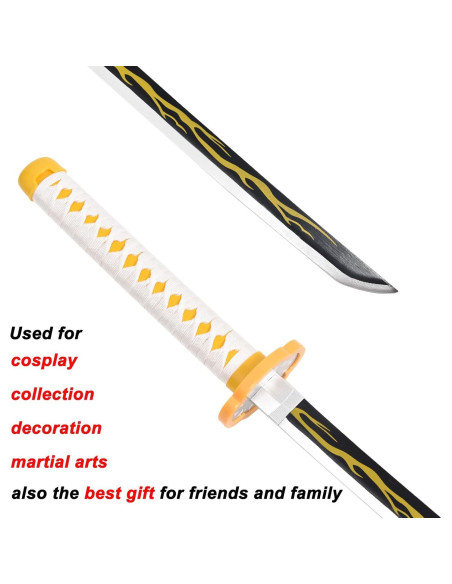 Espada de Bambú Demon Slayer THAOS Zenitsu 104 cm Espada de Bambú Demon Slayer THAOS Zenitsu 104 cm
