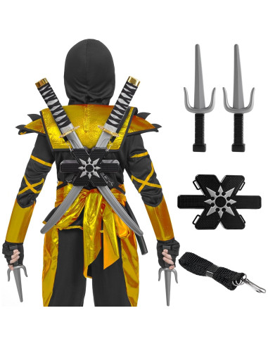 Conjunto de Armas Ninja Spooktacular con Mochila y Espadas