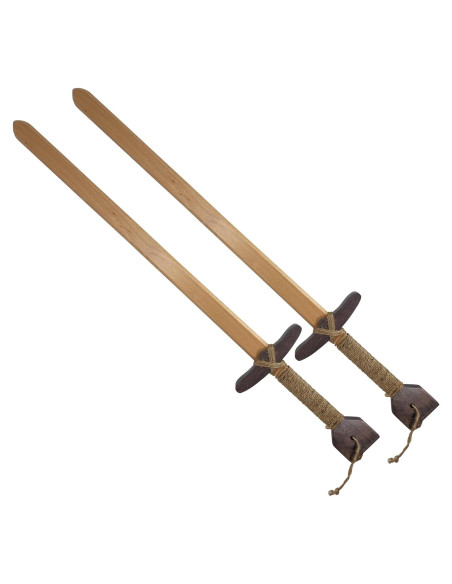 Espada de Juguete de Madera para Niños - La Aventura Te Espera! - Set de 2 Espada de Juguete de Madera para Niños - La Aventura Te Espera! - Set de 2