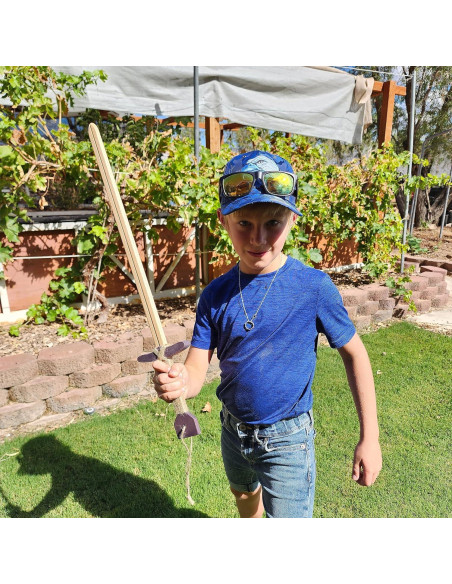 Espada de Juguete de Madera para Niños - La Aventura Te Espera! - Set de 2 Espada de Juguete de Madera para Niños - La Aventura Te Espera! - Set de 2