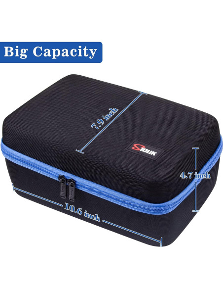Caja de Almacenamiento de Dados SIQUK Azul Gran Capacidad Caja de Almacenamiento de Dados SIQUK Azul Gran Capacidad