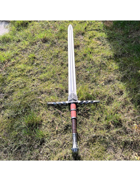 Espada Grande Medieval LOOYAR 47.2" PU Cruzado Caballero Espada Grande Medieval LOOYAR 47.2" PU Cruzado Caballero
