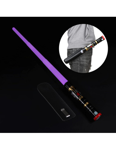 Sable de Luz Expandible MewduMewdu LED 3 Colores 43 cm