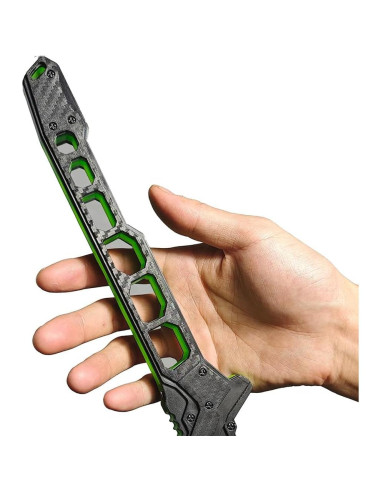 Espada LED Futuro 79.5 cm Naranja y Verde para Disfraces