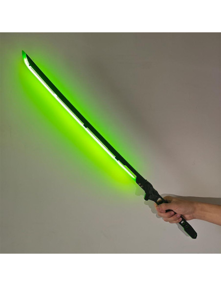Espada LED Futuro 79.5 cm Naranja y Verde para Disfraces Espada LED Futuro 79.5 cm Naranja y Verde para Disfraces