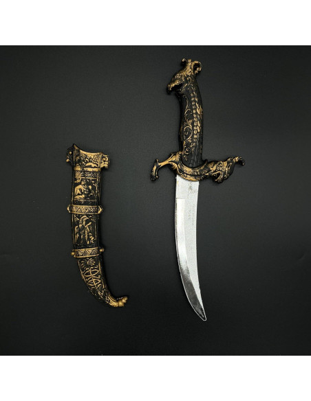 Cuchillo de Juguete YOMENO Daga Plástica 31.5 cm Bronce Cuchillo de Juguete YOMENO Daga Plástica 31.5 cm Bronce