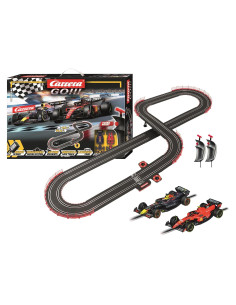 Pista de Carreras Carrera GO Vuelta Voladora 1:43 con 2 Coches