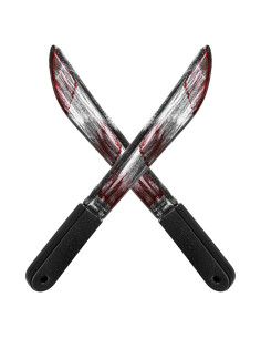 Cuchillos de Halloween Falsos Sumind 2 Piezas Realistas