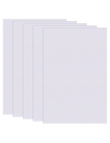 5 Hojas Malla de Ojos Fursuit Pndeyo Blanca 300x200mm