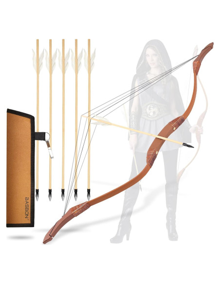 Juego de Arco y Flecha Basbon BA40Z para Niños - 5 Flechas Juego de Arco y Flecha Basbon BA40Z para Niños - 5 Flechas