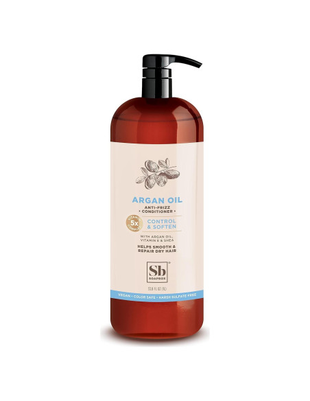 Acondicionador Vegano Soapbox Aceite de Argán 1L Libre de Sulfatos Acondicionador Vegano Soapbox Aceite de Argán 1L Libre de Sulfatos